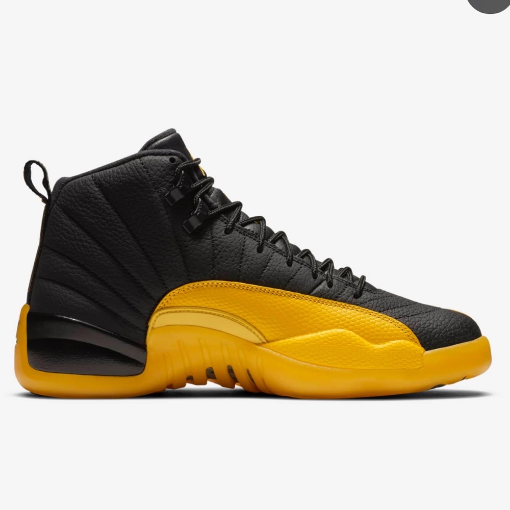 Nike Air Jordan 12 Retro Black University Gold - Picture 8 of 11